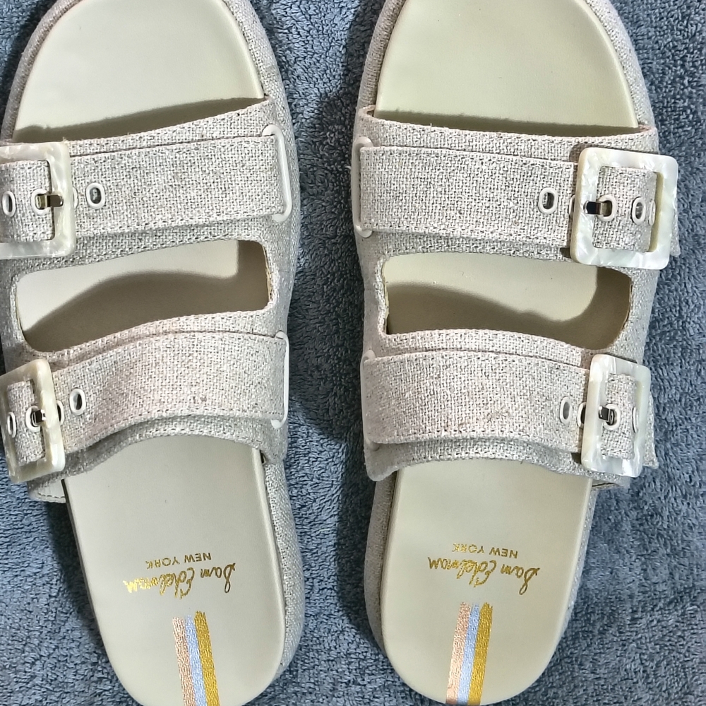 Sam Edelman Women's Kenzie 2 Buckled Sandals Beige/Natural Size 10M Minimalist - Picture 10 of 12